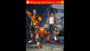 🤯Wukong and Alok in one😂-Garena Free Fire Max #shorts #ashortaday #strategymakergaming #viral#short