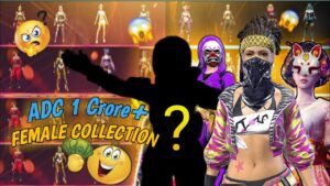 ADC 💎 1 Crores 🤑 Female Collections 🔥 || GARENA FREE FIRE 💙