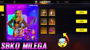 ANITTA COLLABORATION REWARDS -Garena Free Fire