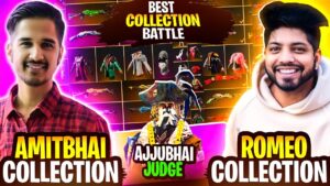 Amitbhai Vs Romeo Gamer Funniest Collection Battle😂 Ajjubhai Becomes Bikaau Judge😂- Garena Free Fire