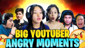 Big Youtubers Angry Moment Reaction 🤬😠 || Garena Free Fire || Mohi FF