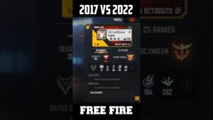 FREE FIRE PLAYERS 2017 VS 2022⚡⚡- I FOUND HITLER GAMING Garena Free fire #shorts #short #shortsfeed
