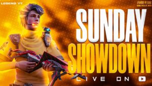 FREE FIRE TOURNAMENT | SUNDAY SHOWDOWN LIVE 🔥🔥|  Garena Free Fire