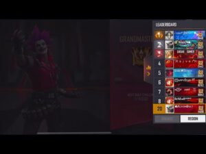Finally Top 20 In Region Grandmaster Br Rank S-28 - Free Fire live - Garena Free Fire