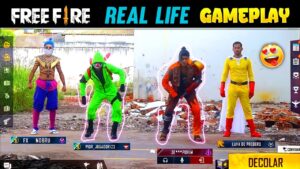 Free Fire Gameplay In Real Life | Garena free fire in real life | free fire vs real life | free fire