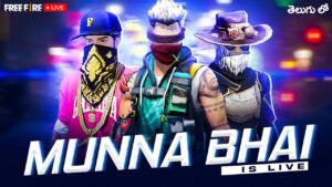 Free Fire Live Telugu - Munna Bhai is Live  - Telugu Gaming Live #MBG