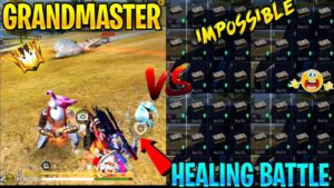 Healing Battle Challenge In Grandmaster Rank | Healing Battle Free Fire | Garena Free Fire