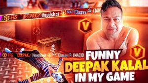 I Met V-Badge 😲 Deepak Kalal in My Game 😂🤬 Everyone Shocked 😱 Most Funny Video - Garena Free Fire