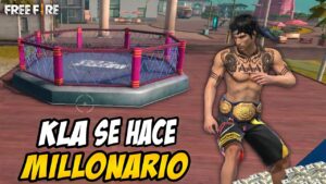 LA ROSA DE GARENA: KLA SE HACE MILLONARIO LUCHANDO💸 // Free Fire Random | DanielYT