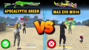 NEW APOCALYPTIC M1014 VS MAX EVO ABILITY TEST - GARENA FREE FIRE