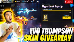 New Thompson Lengendary Skin Giveaway For Subscribers Join Fast 😱 - Garena Free Fire Live #giveaway