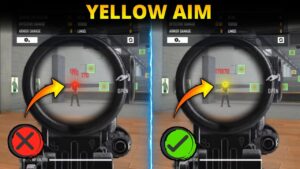 ONLY 0.77% PLAYERS TRIED THIS YELLOW AIM 🤯 GARENA FREE FIRE