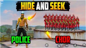 Playing Hide & Seek Finding These Red Criminals😂 On Factory Roof - Garena Free Fire #factoryfreefire