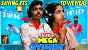 SAYING YES TO SUBSCRIBER WITH MEGA GIVEAWAY GO 1 MILLION - GARENA FREE FIRE #FREEFIRE #CLASSYFF