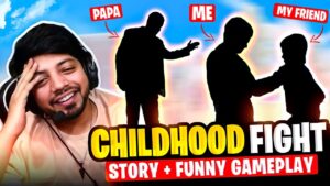 Story Time Childhood Fight😂- With Funny Gameplay Must Watch😍- Garena Free Fire