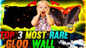 TOP 3 MOST RARE GLOO WALL'S 😱 - GARENA FREE FIRE🤯 || #freefireshorts #shorts