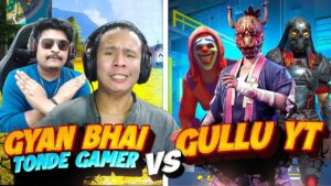 Tonde Gamer & Gyan Bhai @Gyan Gamingㅤ  Vs Gullu YT Pro Team Best CS Gameplay - Garena Free Fire
