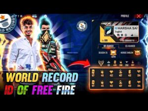 Top 5 world record id's of free fire 😱 Her reaction 😳 Garena free fire