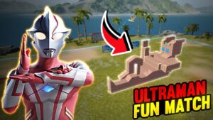Ultraman Robot Fun Match 😂 In Craftland || Craftland challenging fun Match in Garena free fire