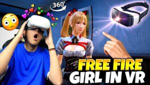 Vr Girl In Free Fire😍😂Final Booyah In Vr Free Fire - Garena Free Fire