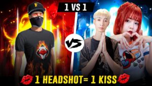 1 Kill = 1 Kiss 💋 || Mobile Player vs Vietnam Chapri - Garena Free Fire