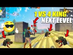 1 vs 4 clutch in rank push match - garena free fire max #freefire #shorts #short