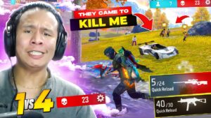 23 Kills in Solo Vs Squad with AWM & UMP 😱 Body Shot King Tonde Gamer 😂 Garena Free Fire Max