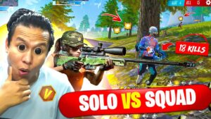 AWM 18 Kills Solo Vs Squad Gameplay 🔥😱 Booyah 100 % 😁 Tonde Gamer - Garena Free Fire Max
