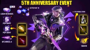 COMPLETE 5 ANNIVERSARY EVENT| free fire new event| ff new event today| new ff event|Garena free fire