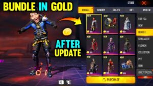 FREE BUNDLE IN GOLD 😯 -Garena Free Fire