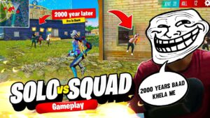 Finally Solo Vs Squad 15 Kills Gameplay 😱 After 2000 Years 😂 Tonde Gamer - Garena Free Fire Max