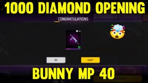 Free Fire 10000 Diamond 🤑 Bunny Mp40 😍 Opening Free Gloo Wall 🤩 Garena Free Fire Max #shorts