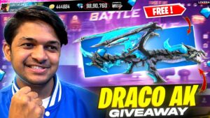 Free Fire Live 100 Blue Flame Draco AK47 Max Giveaway Garena Free Fire