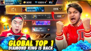 Global Top 1 Diamond King Is Back 🤯 Garena Free Fire