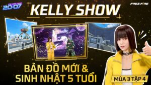 Hé lộ bản đồ mới và tiệc sinh nhật Free Fire 5 tuổi tại OB35 | Kelly Show mùa 3 tập 4