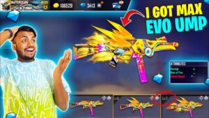 I Got Max Evo Ump Skin From Garena Free Fire 😱