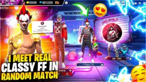 I MEET REAL CLASSY FF🤯 IN RANDOM MATCH - GARENA FREEFIRE