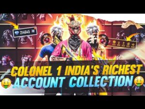INDIA'S RICHEST ACCOUNT COLLECTION | COLONEL 1 | #ffkyc #freefireindia #garenafreefire