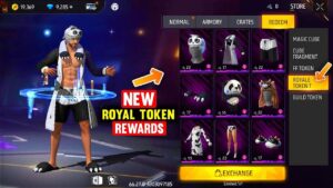 NEW ROYAL TOKEN REWARDS -Garena Free Fire