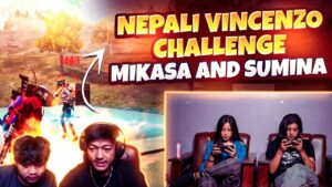 Nepali Vincenzo Notaxid😡 (Hacker Gameplay) Vs Sumina & Mikasa😯 ll Garena FreeFire ll