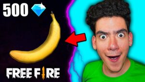 REGARGUE 500 DIAMANTES EN FREE FIRE PARA CONSEGUIR EL MEJOR ITEM DEL JUEGO : LA BANANA 🍌 | TheDonato
