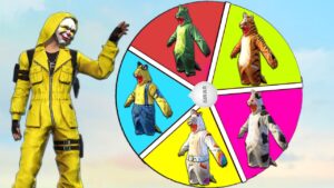 RULETA DE DINOS 😍 JUEGO CON EL QUE CAIGA 😱 Free Fire