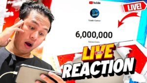 Tonde Gamer's Live Reaction on 6 Million Subscribers #shorts #short #garenafreefire