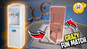 Water purifier Match 😂 In Craftland || Craftland challenging fun Match in Garena free fire