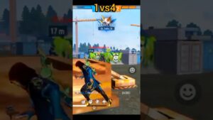 1vs4 😈 Garena free fire 1vs4 legend players 🆚 world's best pro players😲 op gameplay🎯 #shorts👽🥵😡😈💀☠️