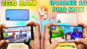 2 GB ram mobile player vs iPhone player garena free fire who win?