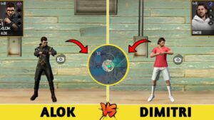ALOK VS DIMITRI IN ZONE TEST FREE FIRE - GARENA FREE FIRE..