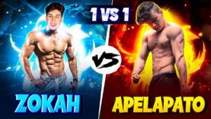 Apelapato 👽 vs Zokah 🔥 1 vs 1 - Garena Free Fire