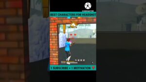 BEST CHARACTER FOR HEADSHOT 🤯-GARENA FREE FIRE MAX #short #s4arham
