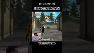 Can i kill a whole squad🥶 1vs4 situation🤯 - GARENA FREE FIRE MAX #shorts #freefire #short